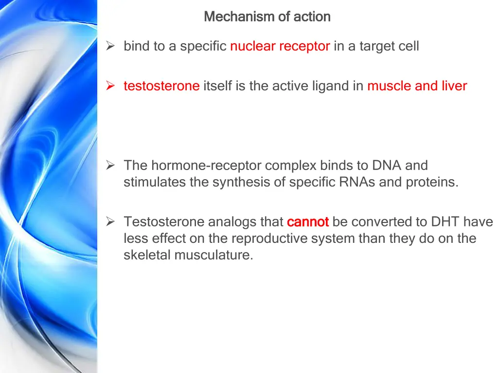 mechanism of action mechanism of action