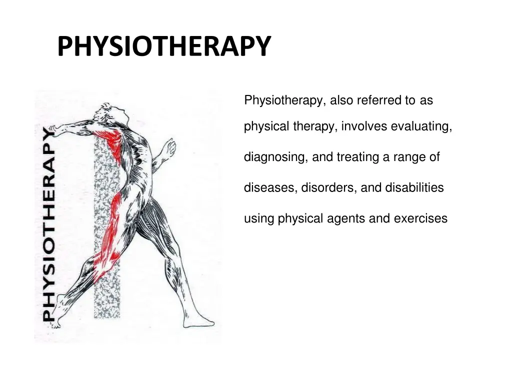 physiotherapy