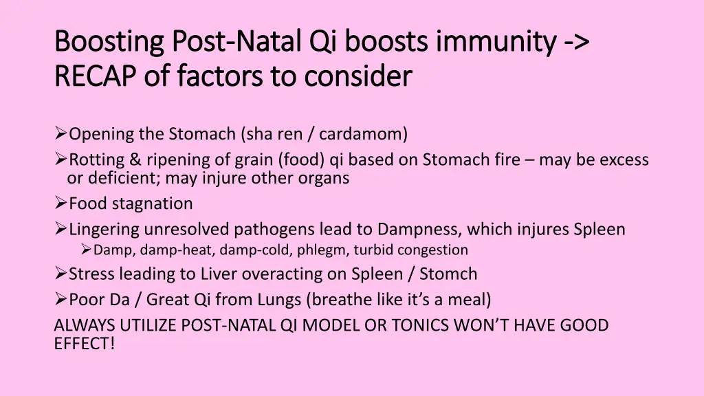 boosting post boosting post natal qi boosts