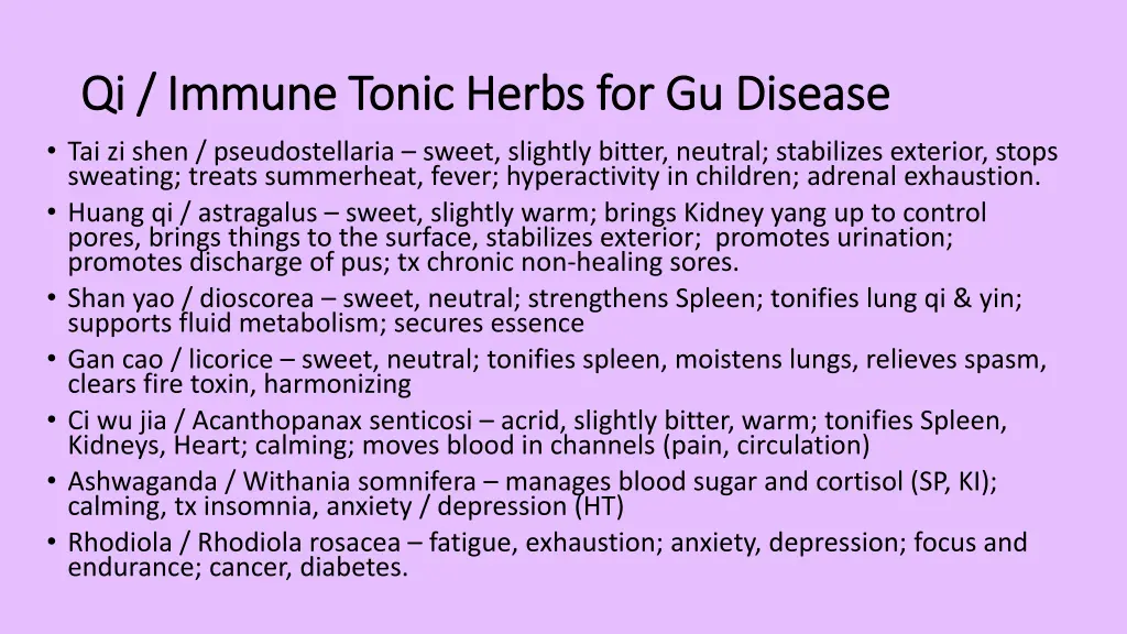 qi immune tonic herbs for gu disease qi immune
