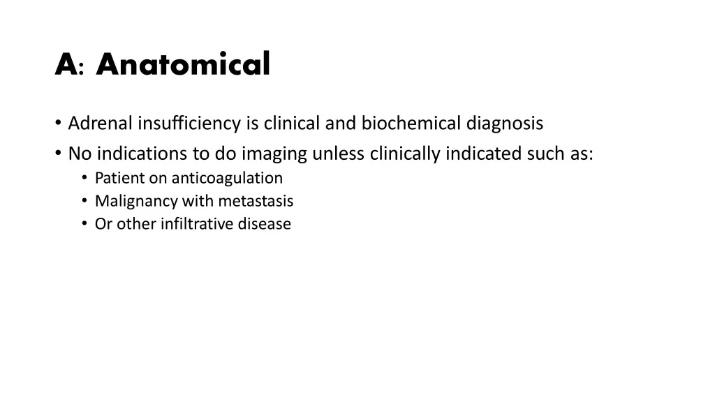 a anatomical
