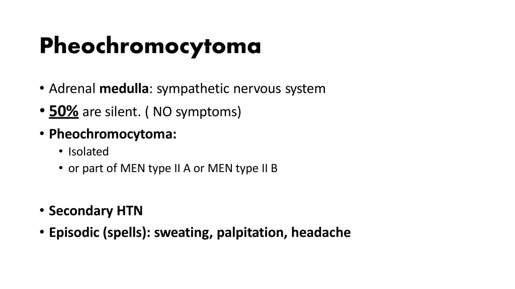 pheochromocytoma