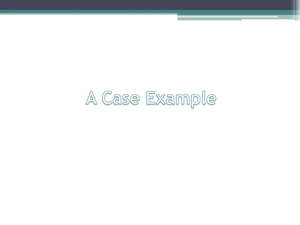 a case example