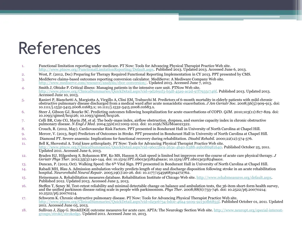 references