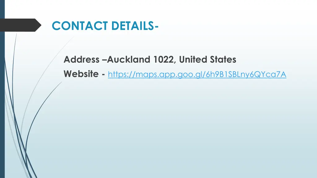contact details
