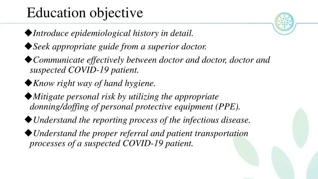 education objective