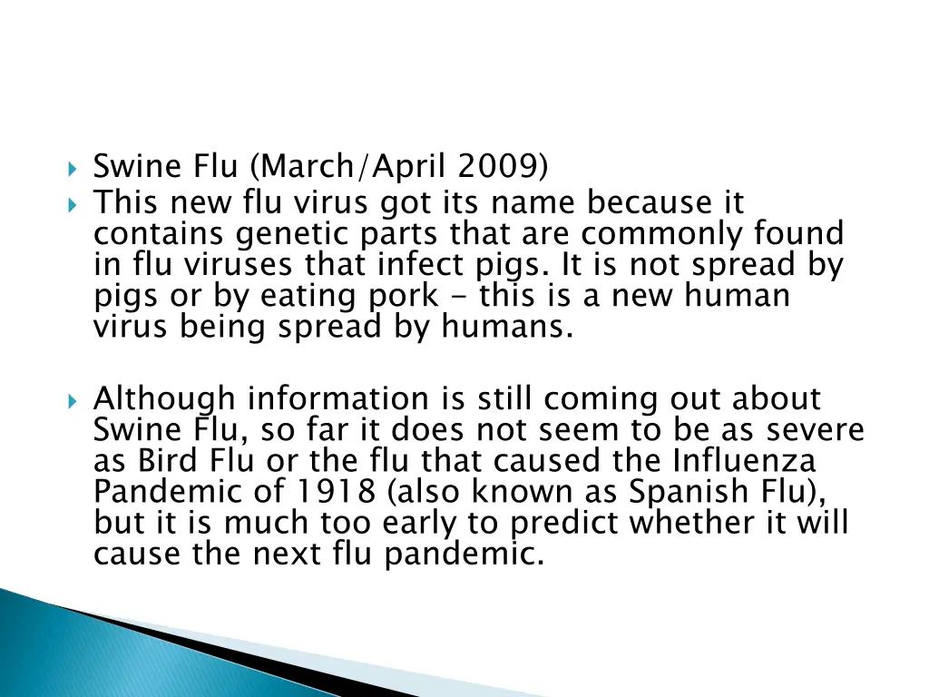 swine flu march april 2009 this new flu virus