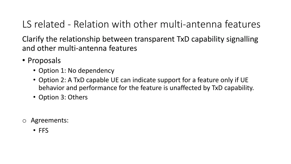ls related relation with other multi antenna