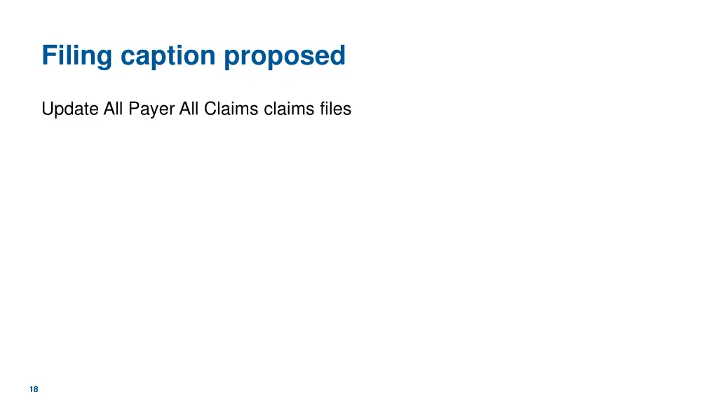 filing caption proposed