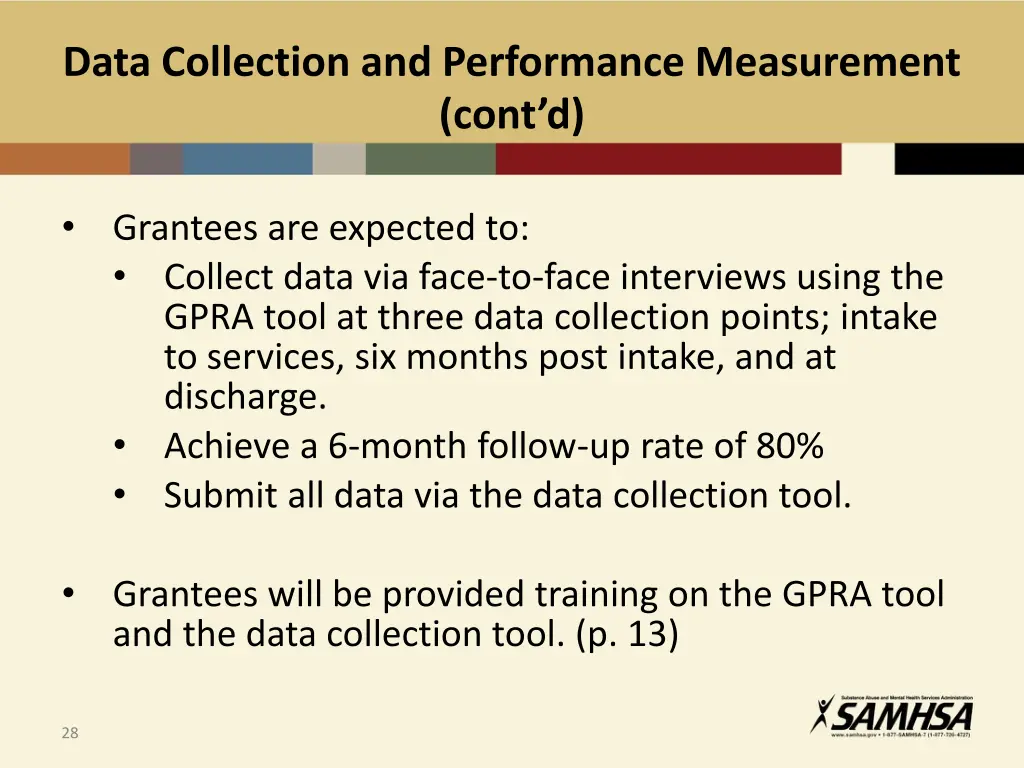 data collection and performance measurement cont d 2