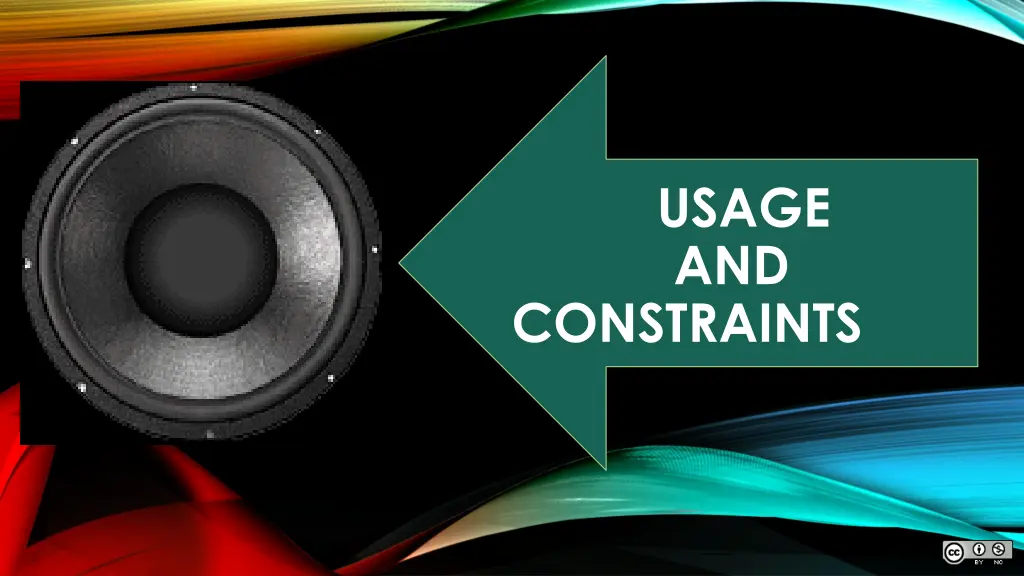 usage and constraints