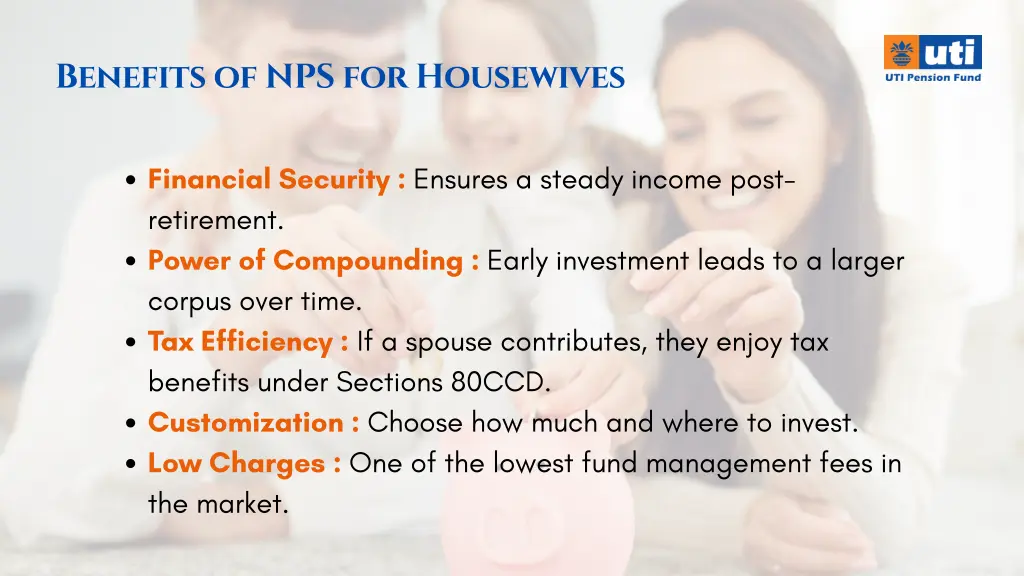 benefits of nps for housewives