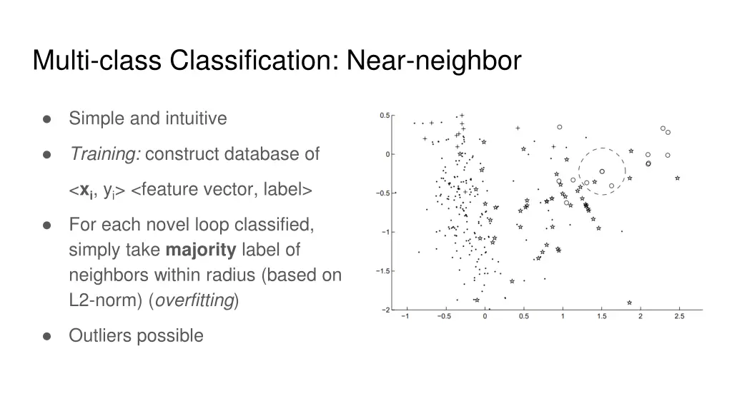 multi class classification near neighbor