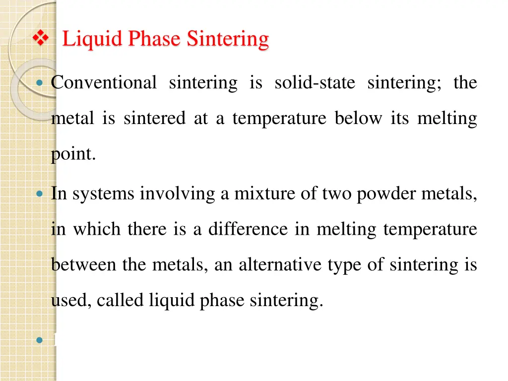 liquid phase sintering