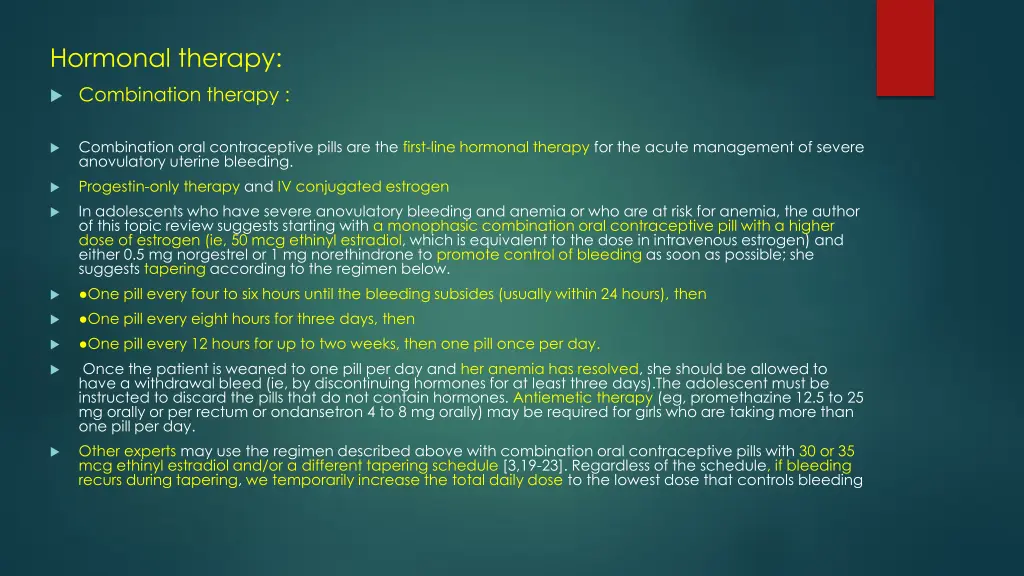 hormonal therapy