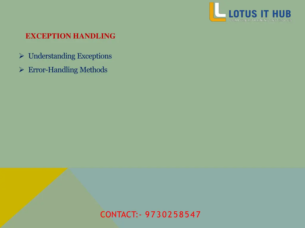 exception handling
