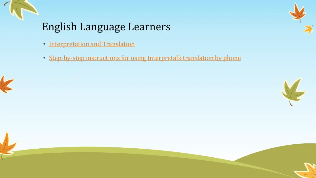 english language learners