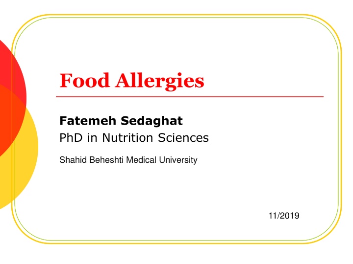 food allergies