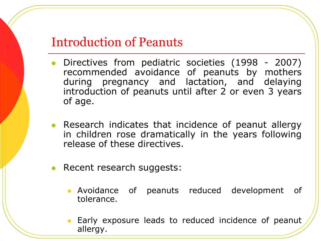 introduction of peanuts