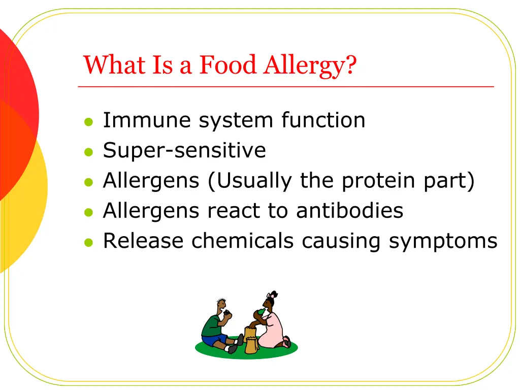 what is a food allergy