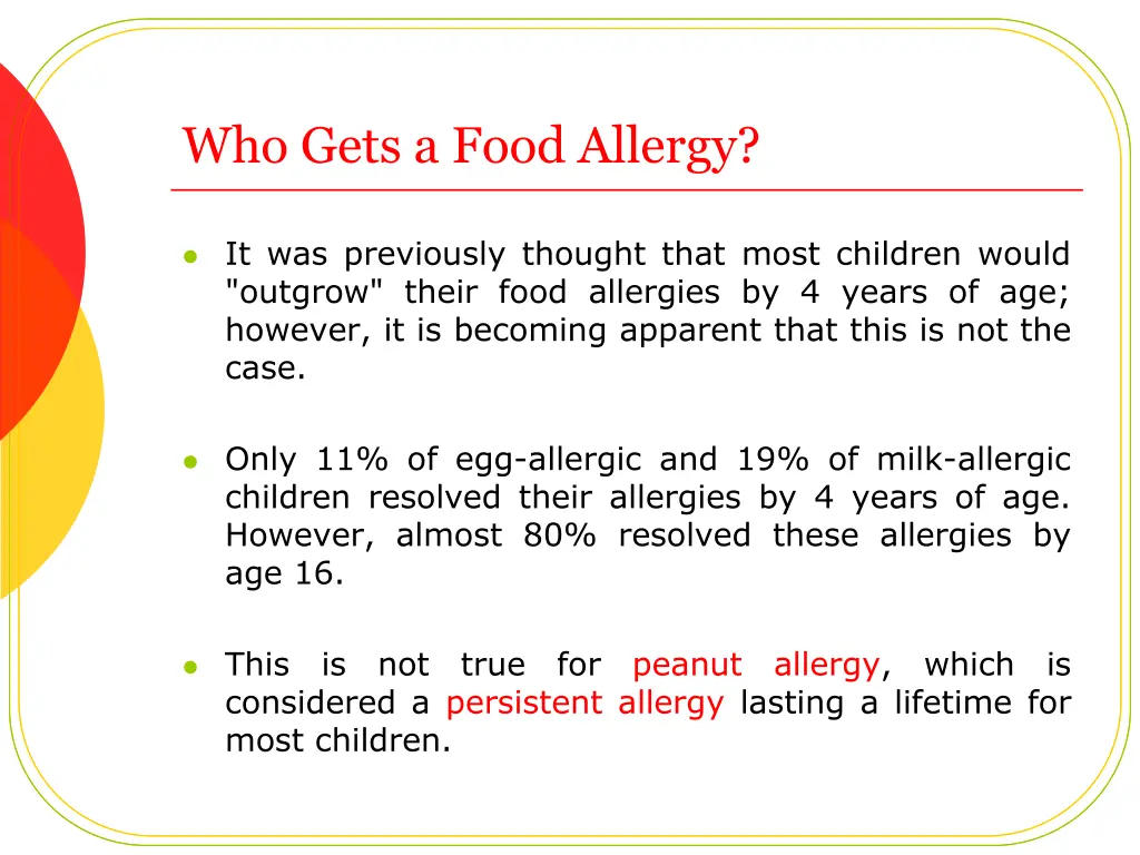 who gets a food allergy 1