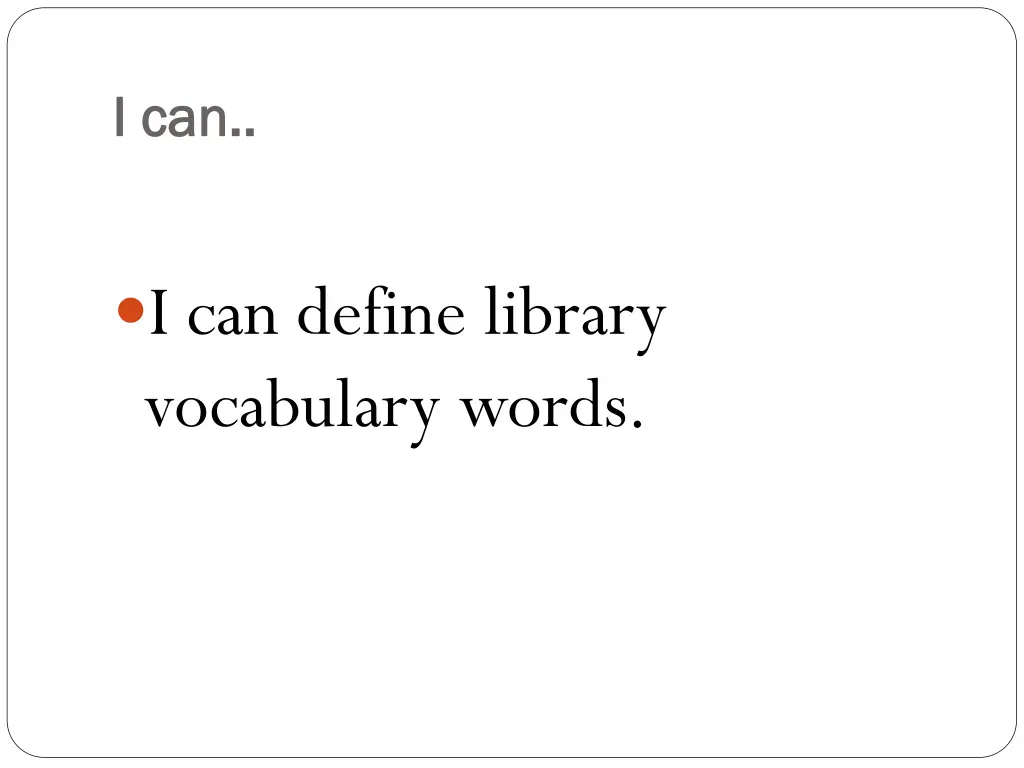 i can i can