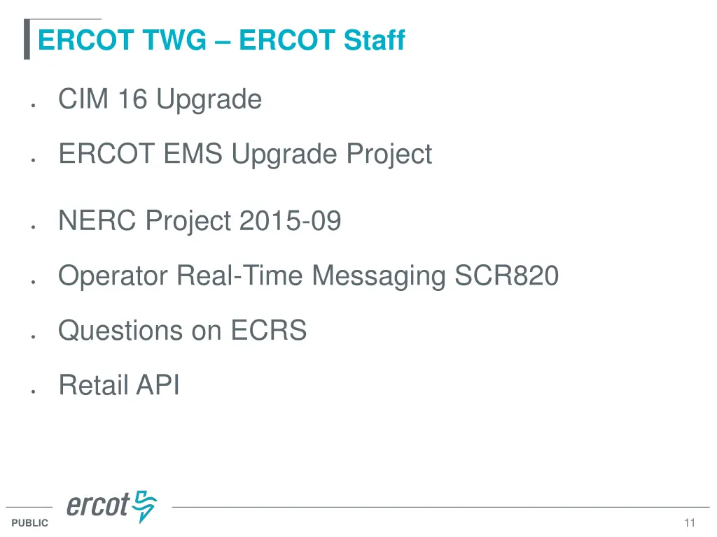ercot twg ercot staff