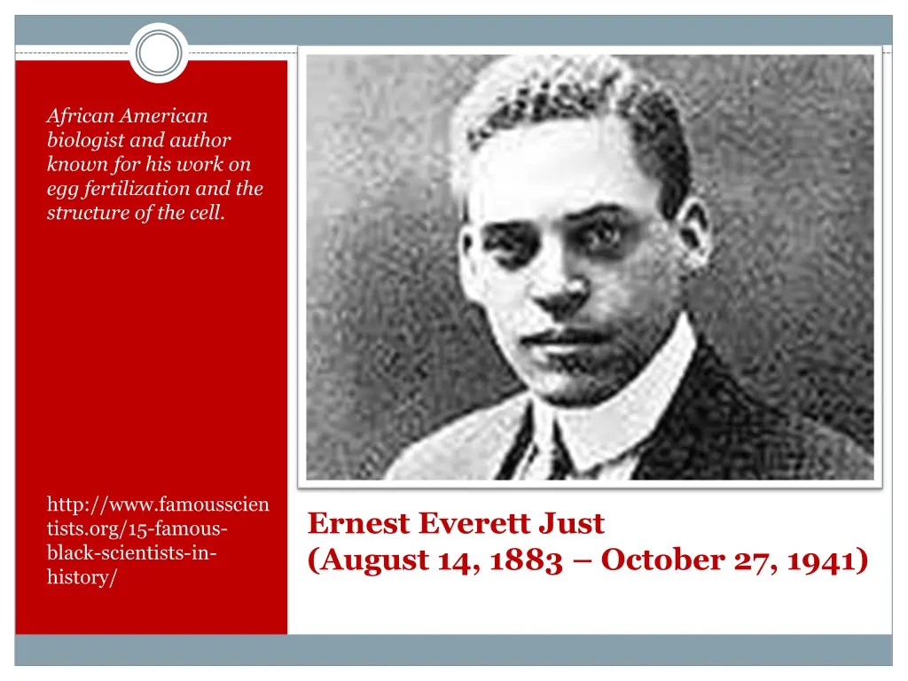 african american biologist and author known