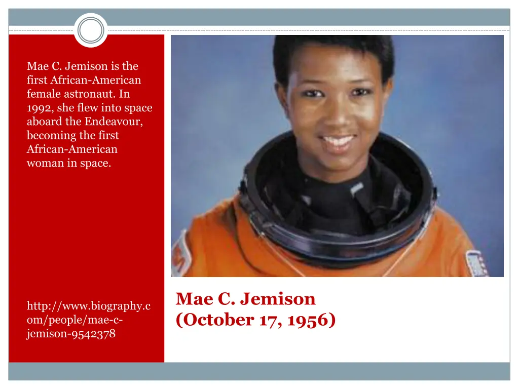 mae c jemison