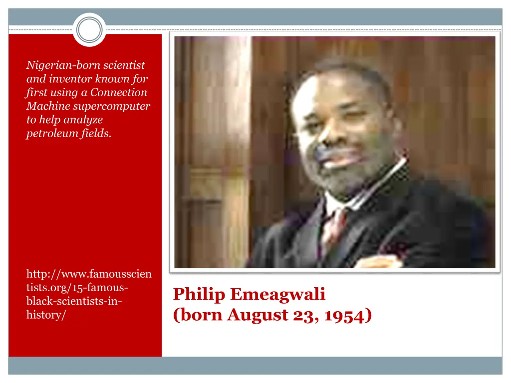 nigerian born scientist and inventor known