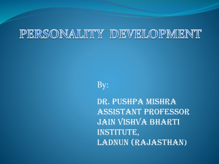 personality development