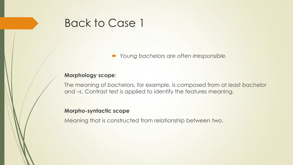 back to case 1