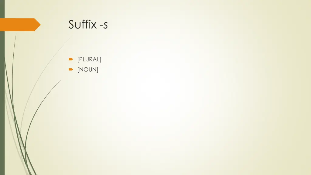 suffix s