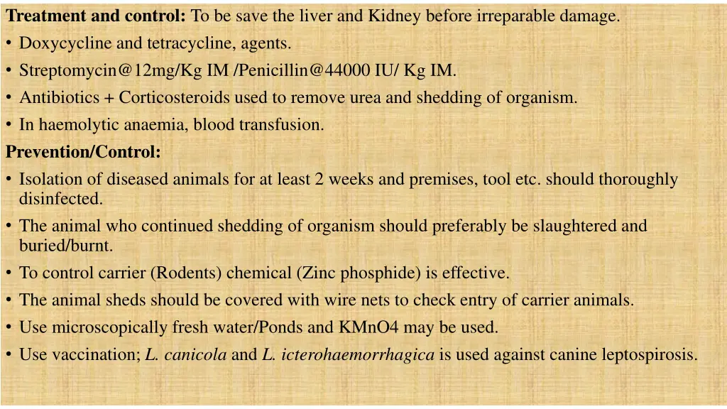 treatment and control to be save the liver