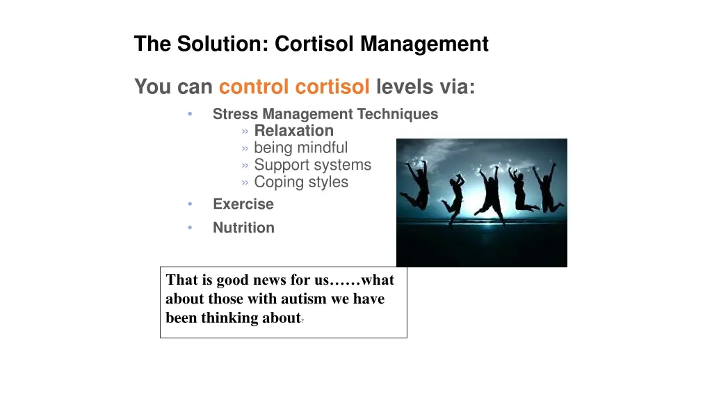 the solution cortisol management