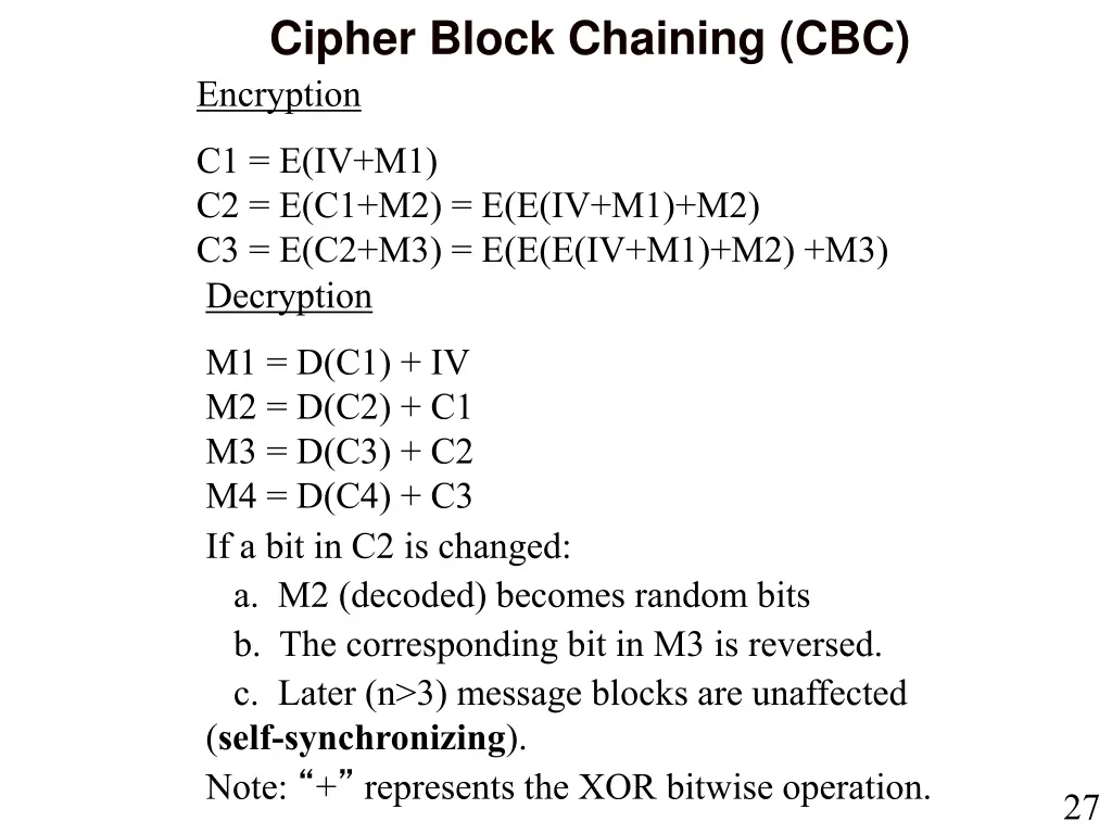 cipher block chaining cbc