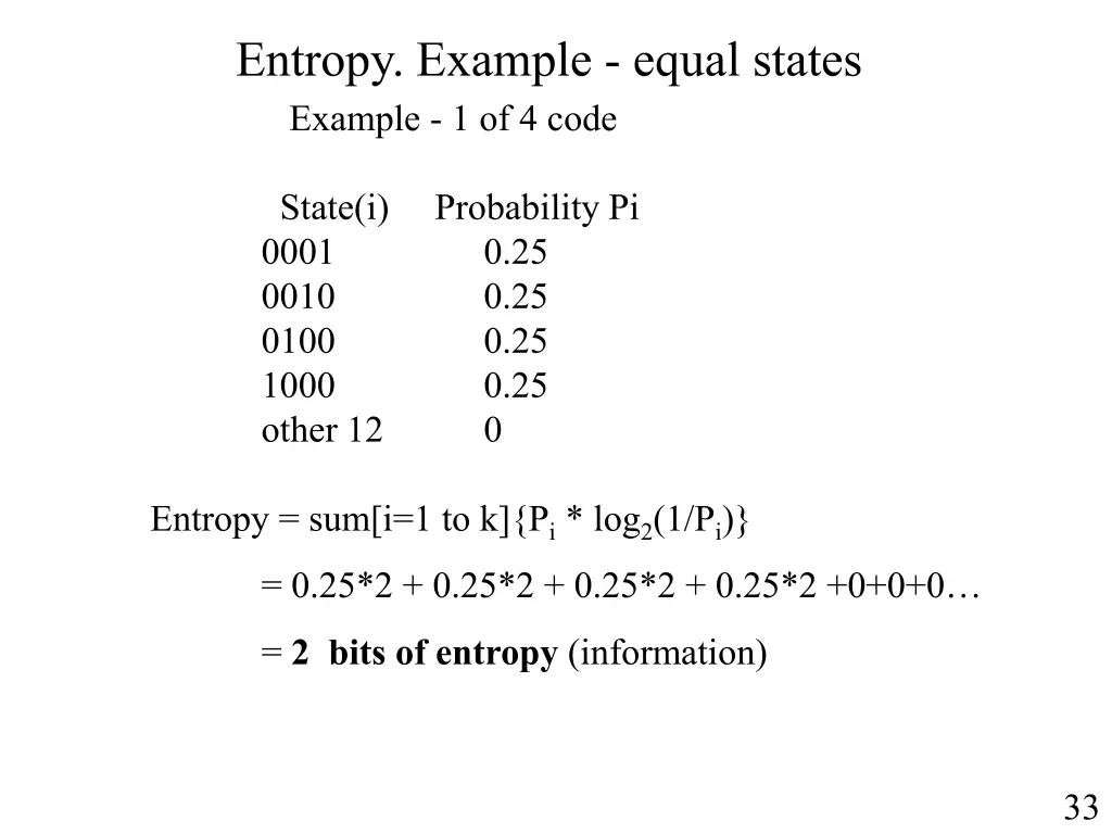 entropy example equal states example 1 of 4 code