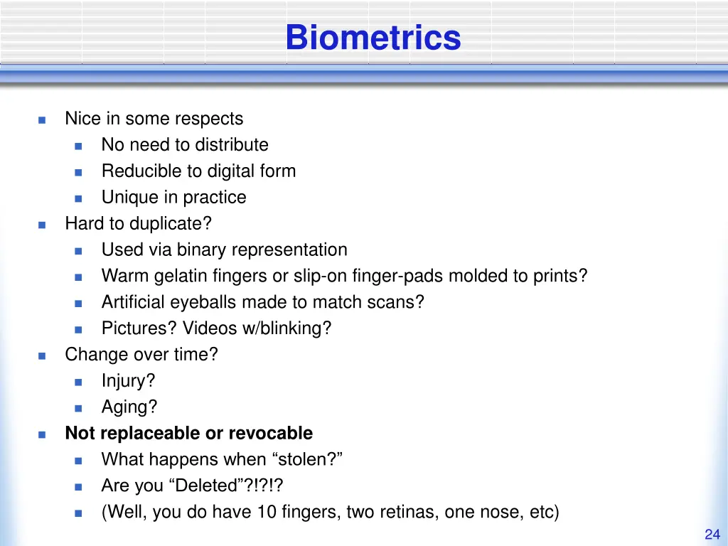 biometrics