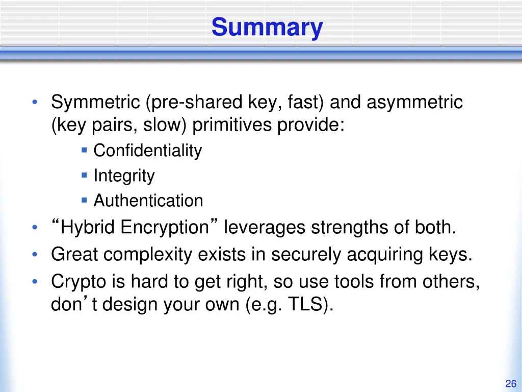 summary