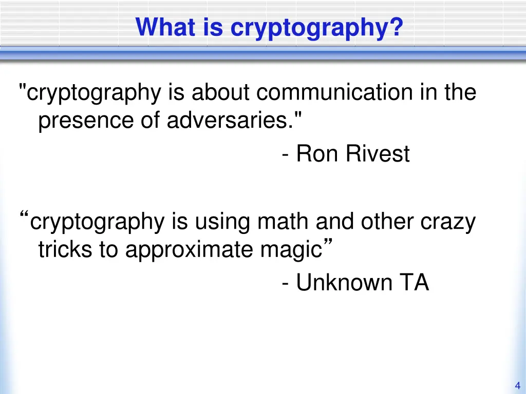 what is cryptography