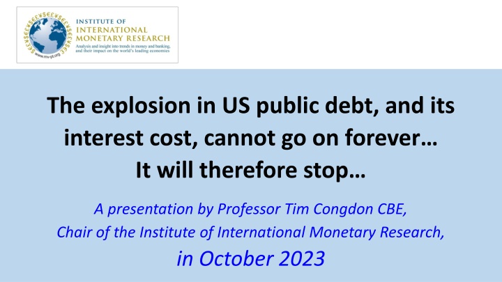 the explosion in us public debt and its interest