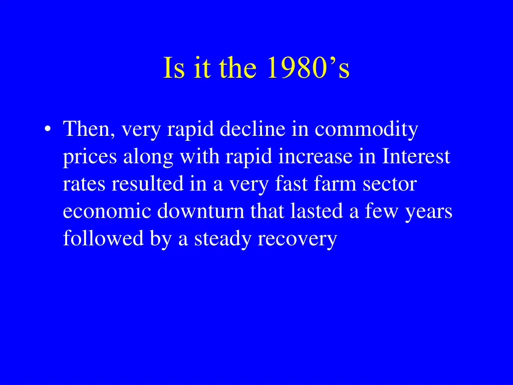 is it the 1980 s