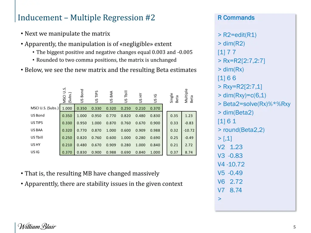 inducement multiple regression 2