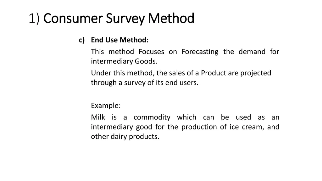 1 consumer consumer survey 2