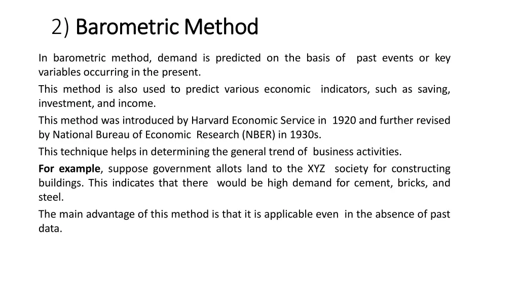 2 barometric barometricmethod
