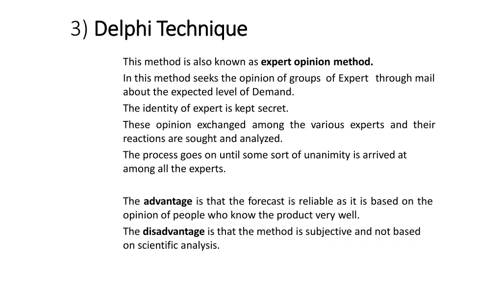 3 delphi delphitechnique technique