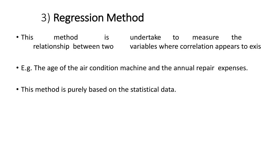 3 regression regressionmethod