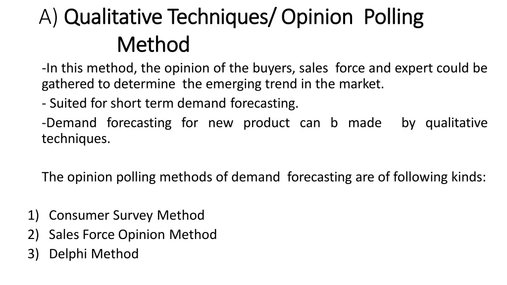 a qualitative qualitative techniques method