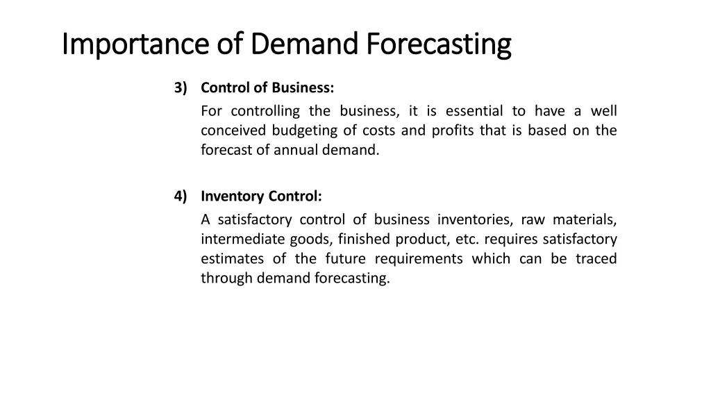 importance importance of 1