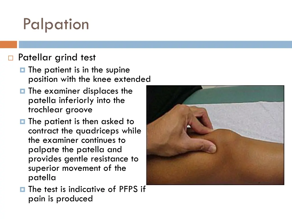 palpation 13